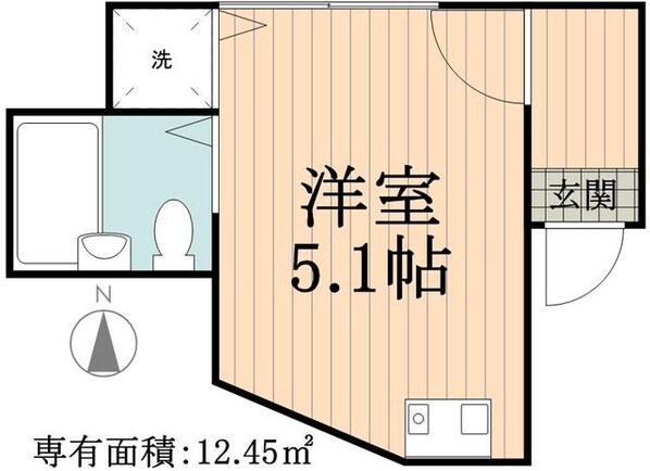 KKハウス北千住の物件間取画像